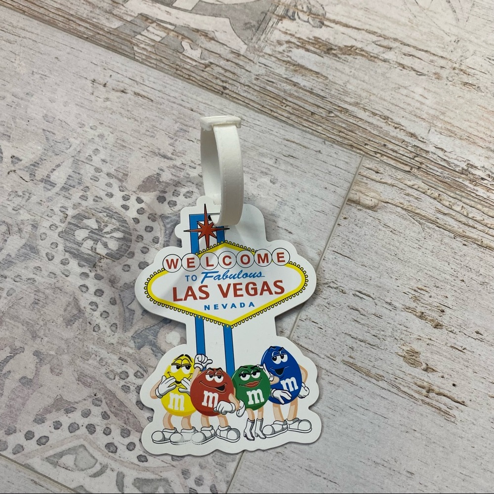 M&M’s World Welcome to Las Vegas Nevada Luggage Tag